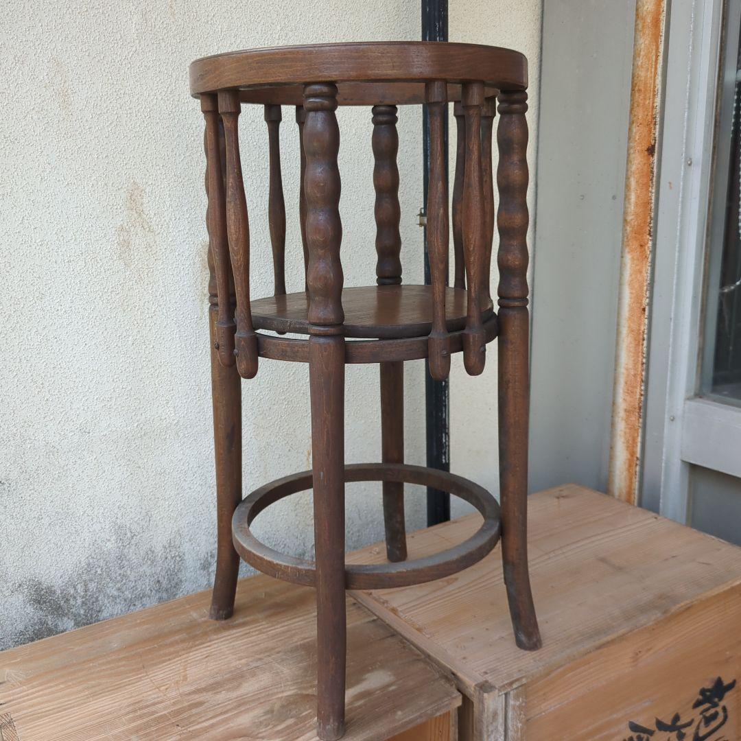 アンティーク 脚付き火鉢 木製 モダン 立火鉢 立 火鉢台 飾り台 花台