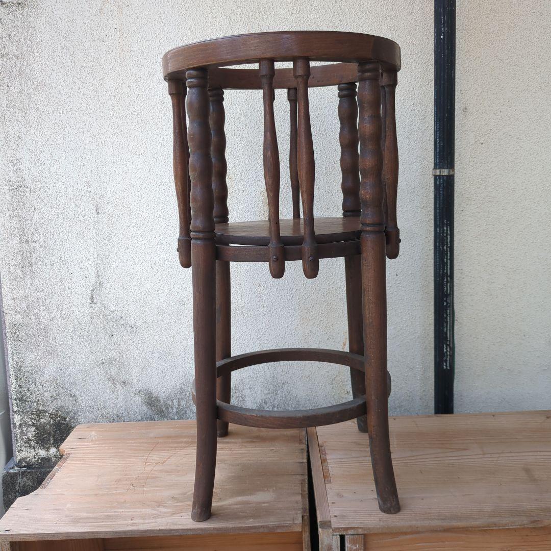 アンティーク 脚付き火鉢 木製 モダン 立火鉢 立 火鉢台 飾り台 花台