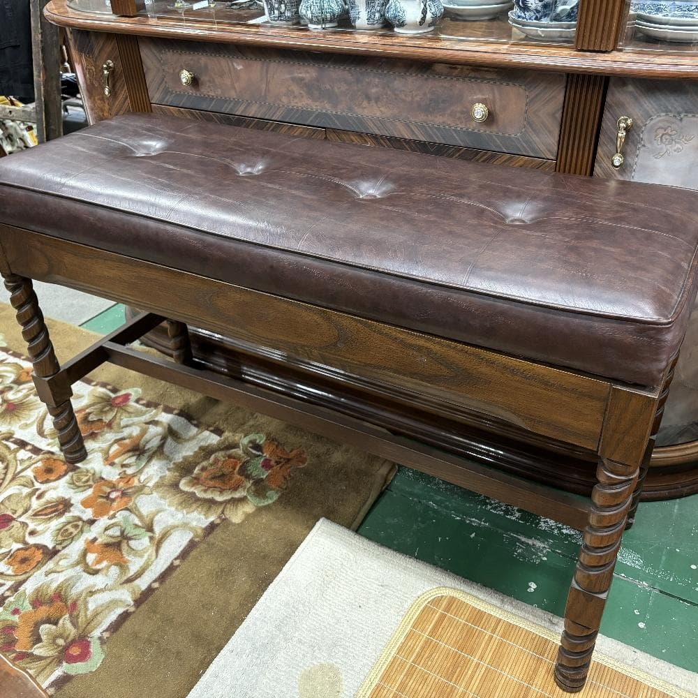 アンティーク◆ハモンドオルガン用 椅子 ベンチ チェア♪