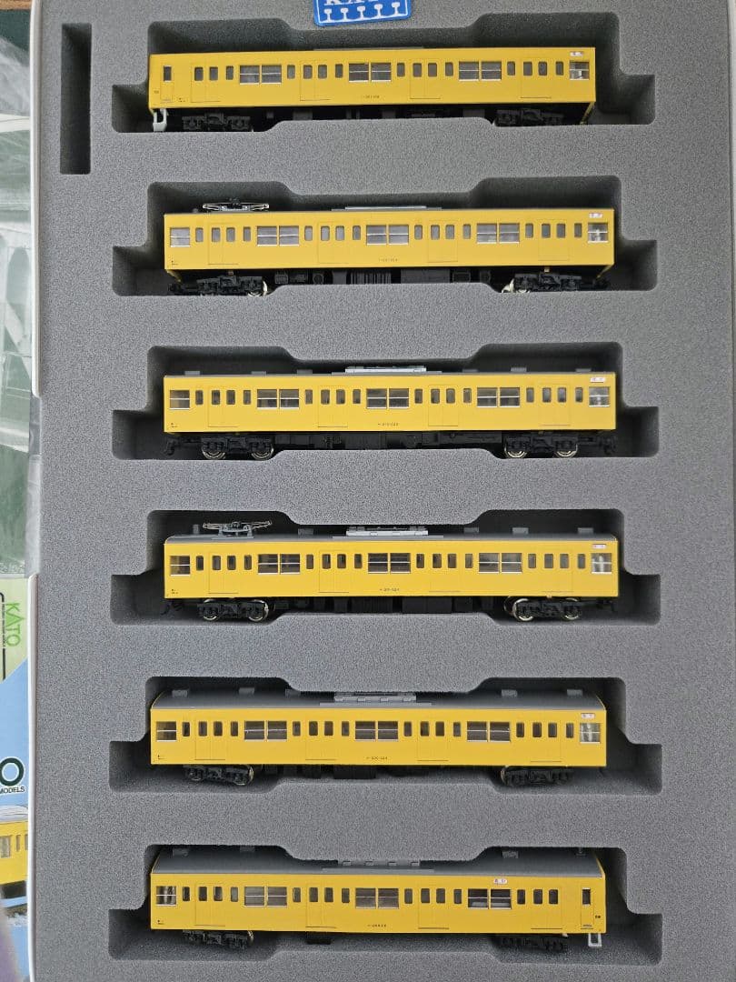 201系　総武線色　6両セット　KATO 室内灯付