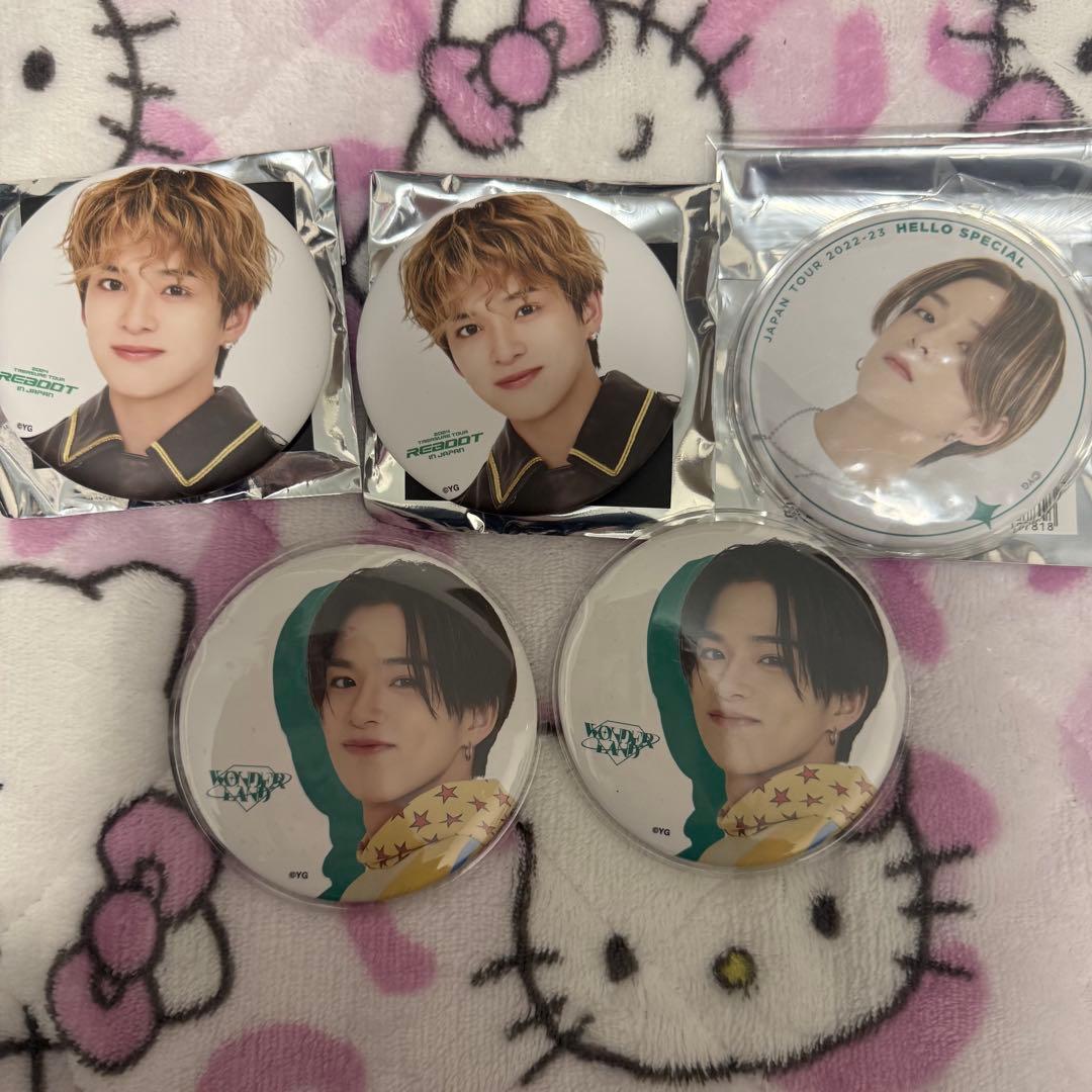 treasure缶バッジアサヒ ジフン バラ売り⭕️