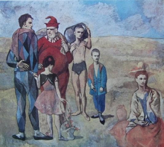 パブロ・ピカソ、Family of Saltinbanques