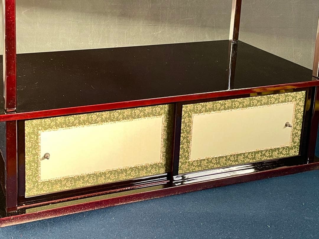 割引❣️「母」 武野紹鴎好 紹鴎棚 塗師 川瀬 表完 共箱 組立式 （11F⑤）