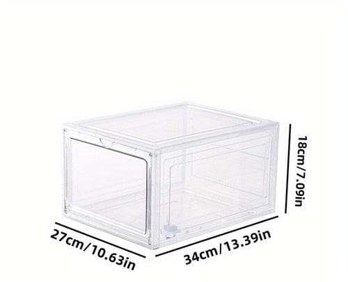 新品　スニーカーボックス 12個セット 磁石開閉扉　透明BOX