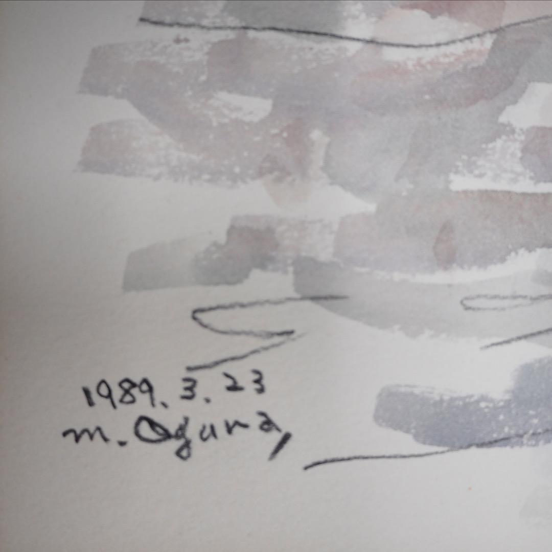 ☆【水彩画】小倉　基弘　長崎32景『活水学院へ続くオランダ坂Ⅰ』No.011