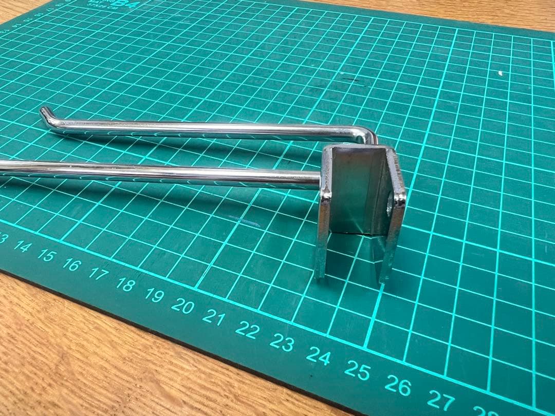 角バー用2段フックL15cm 50本／箱