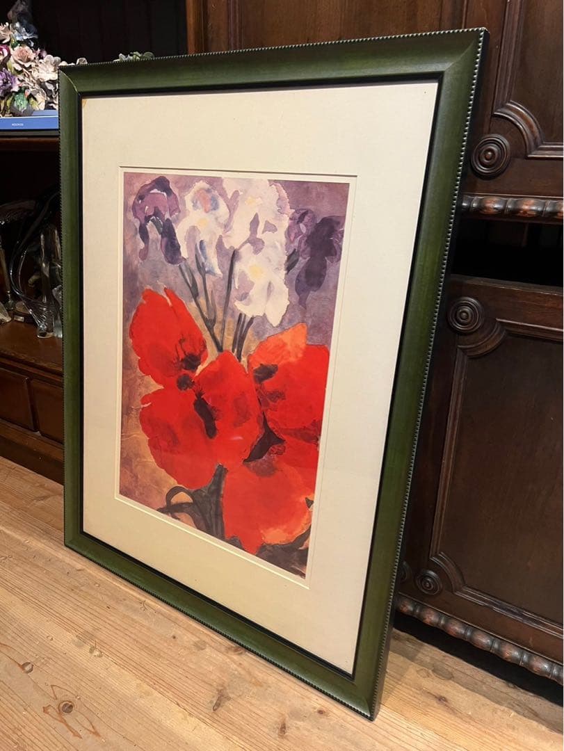 エミール ノルデ アイリス アート 額縁 インテリア