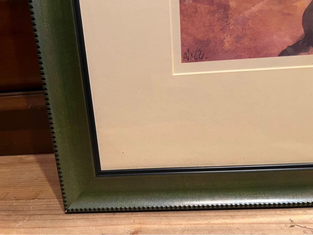 エミール ノルデ アイリス アート 額縁 インテリア