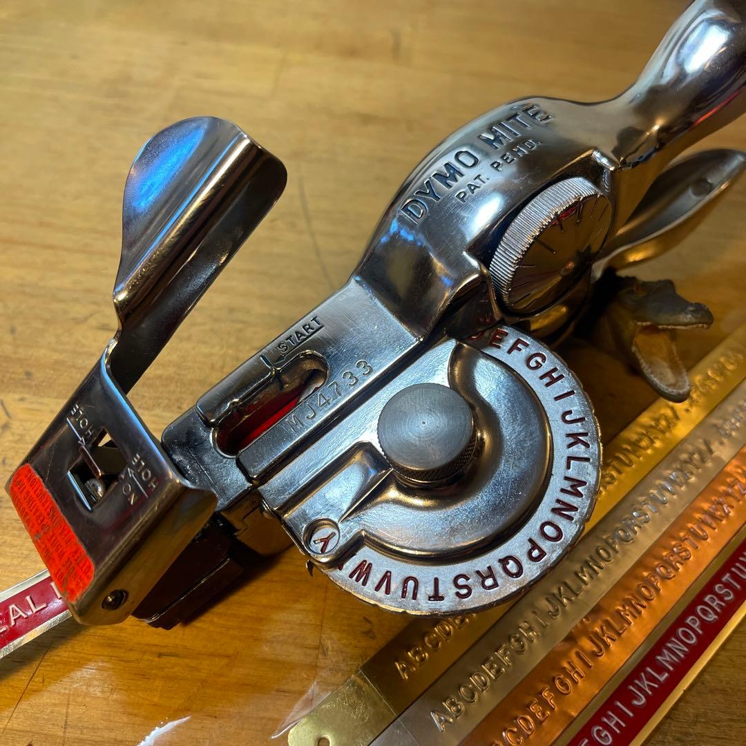 ■製品保証■【機関良・美品】ダイモ テープライター M-3 DYMO 184-2