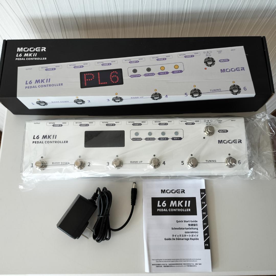新品：Mooer Pedal Controller L6 MkII　スイッチャー