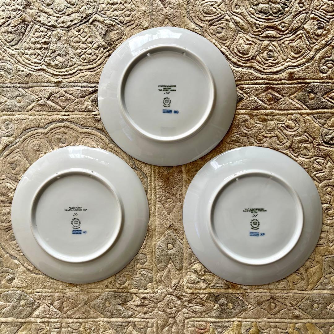 ロイヤルコペンハーゲン Year Plate 3枚セット