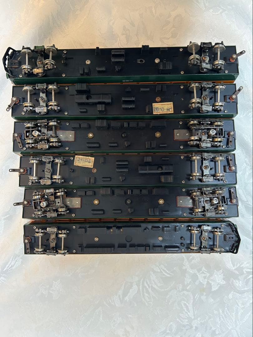 HOゲージ　カツミ　東海道線　2つドア　6両編成　ジャンク