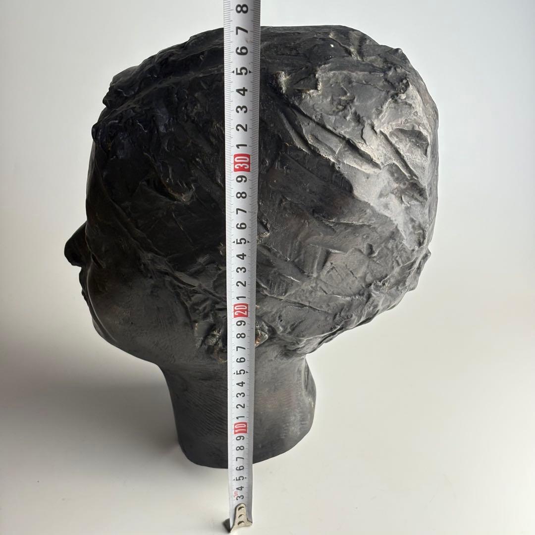 古美術 人物 置物 在銘 女性 ブロンズ オブジェ 銅器