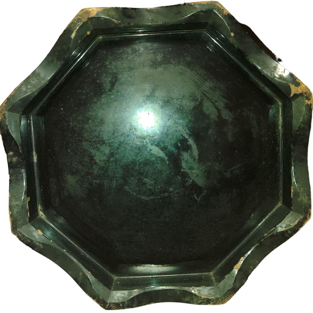 金蒔絵吉祥文八角鉢　漆器