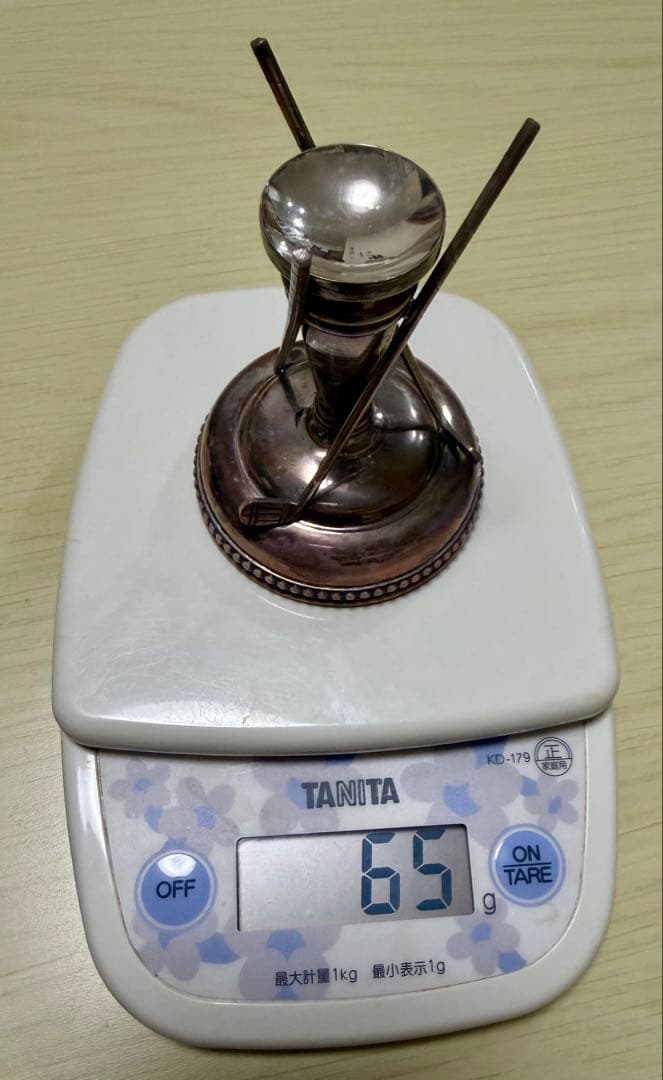 銀杯　銀製工芸品 315g