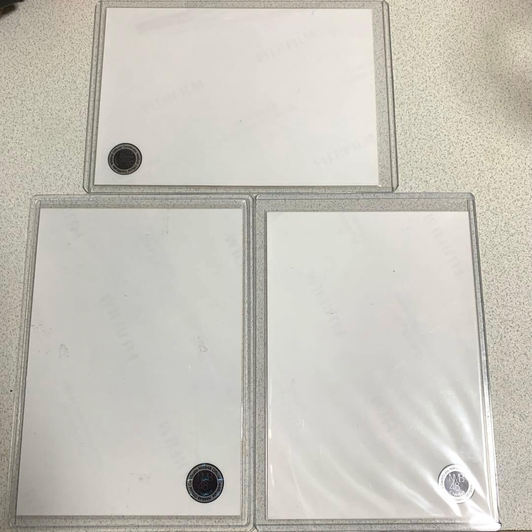 吉本新喜劇×NMB48 ぐれいてすとな笑まん 新澤菜央 直筆生写真3枚セット