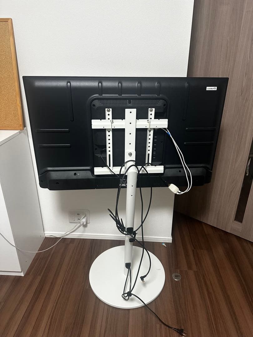 美品　Equals Wall A2 キャスターベース テレビスタンド ロータイプ