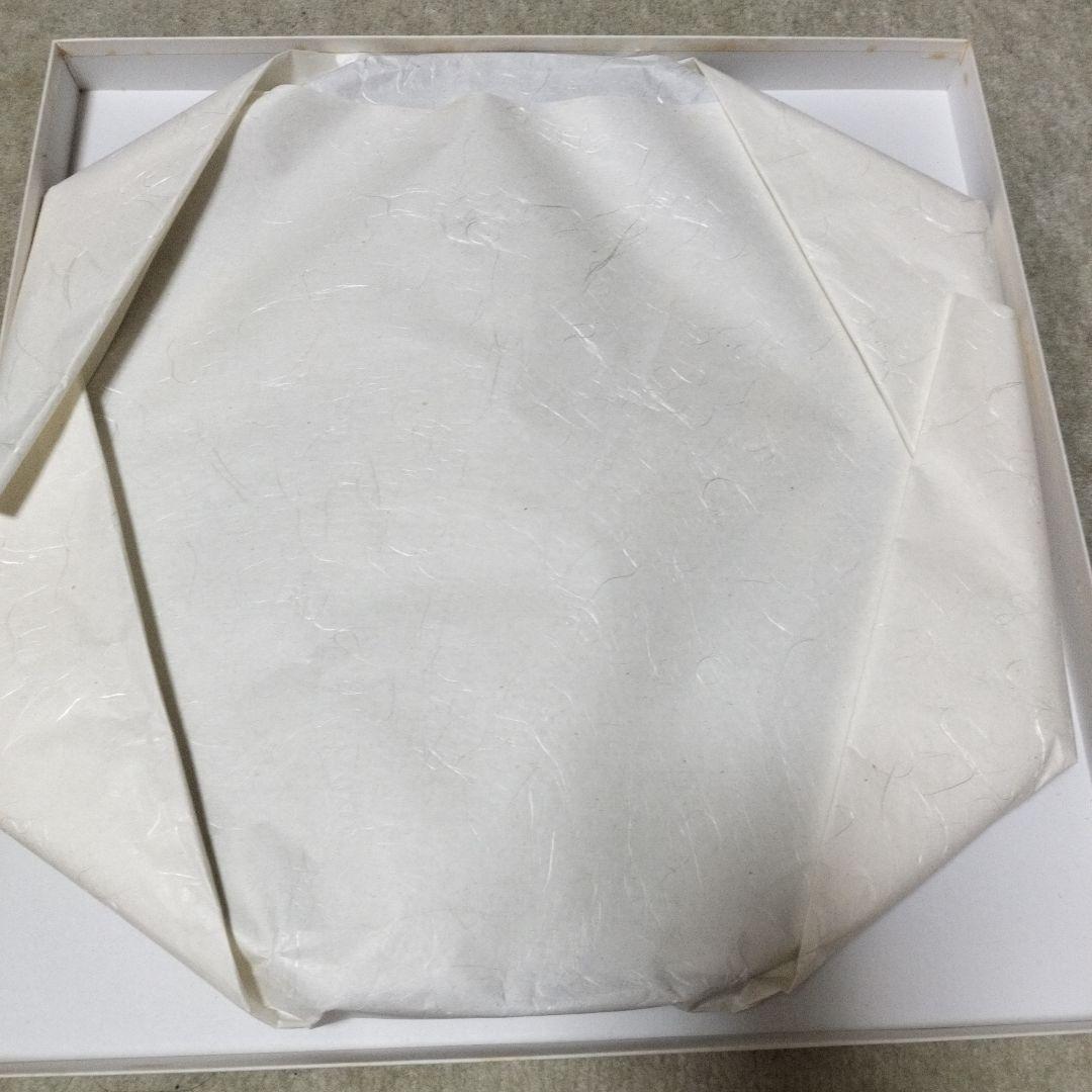 【新品】象彦　千羽鶴丸盆　36cm