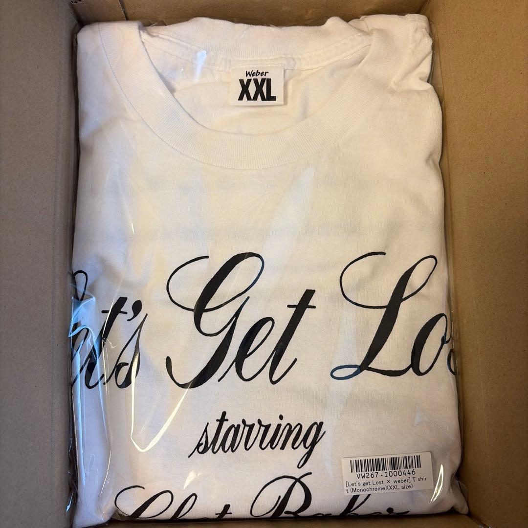 Let's get Lost × weber T shirt （mono)