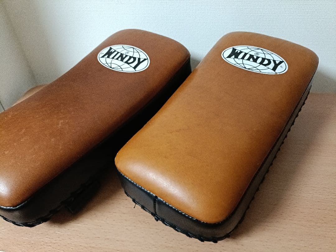 WINDY KP-6 キックミット　 レザー製　中古　②