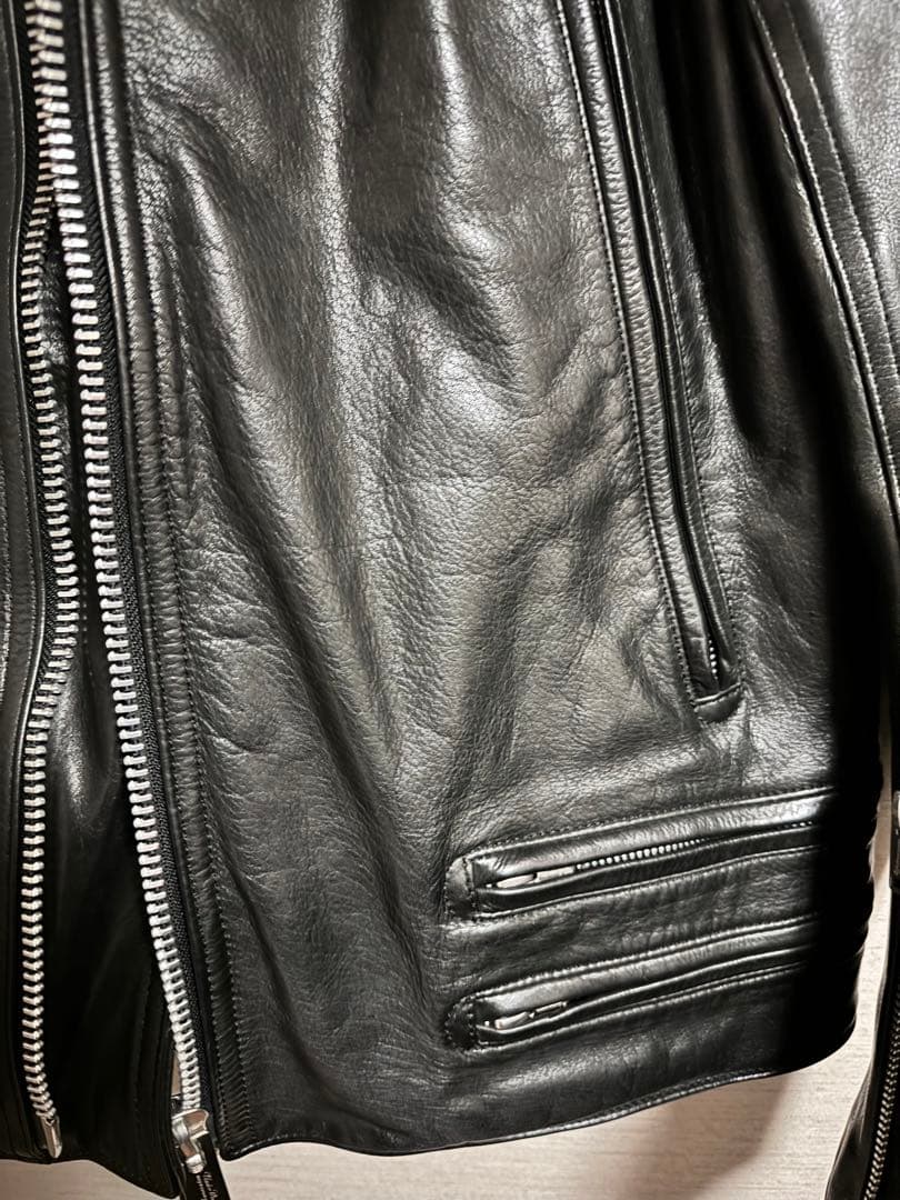 2013AW undercoverライダースジャケットBLACK