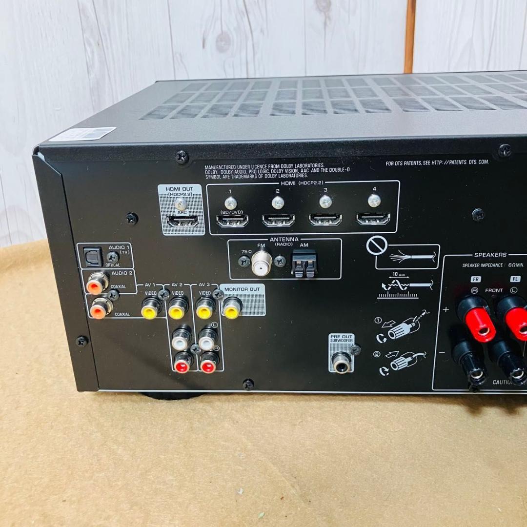 極美品 YAMAHA AVレシーバー RX-V385 ブラック ヤマハ 外箱付き