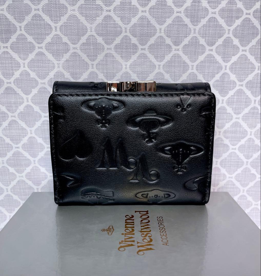 【新作✩内柄も素敵】Vivienne Westwood 三つ折り財布 マット