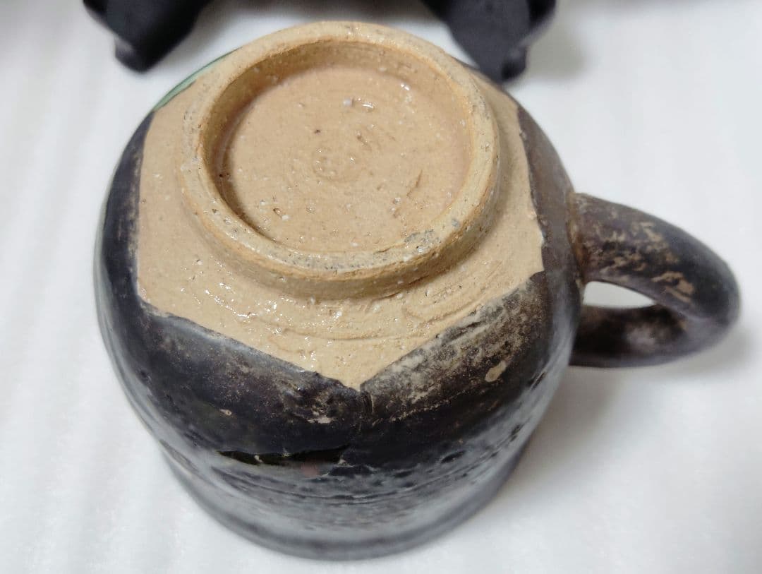 京焼　清水焼　陶葊　陶あん　椿と梅　カップ＆ソーサー　ペア