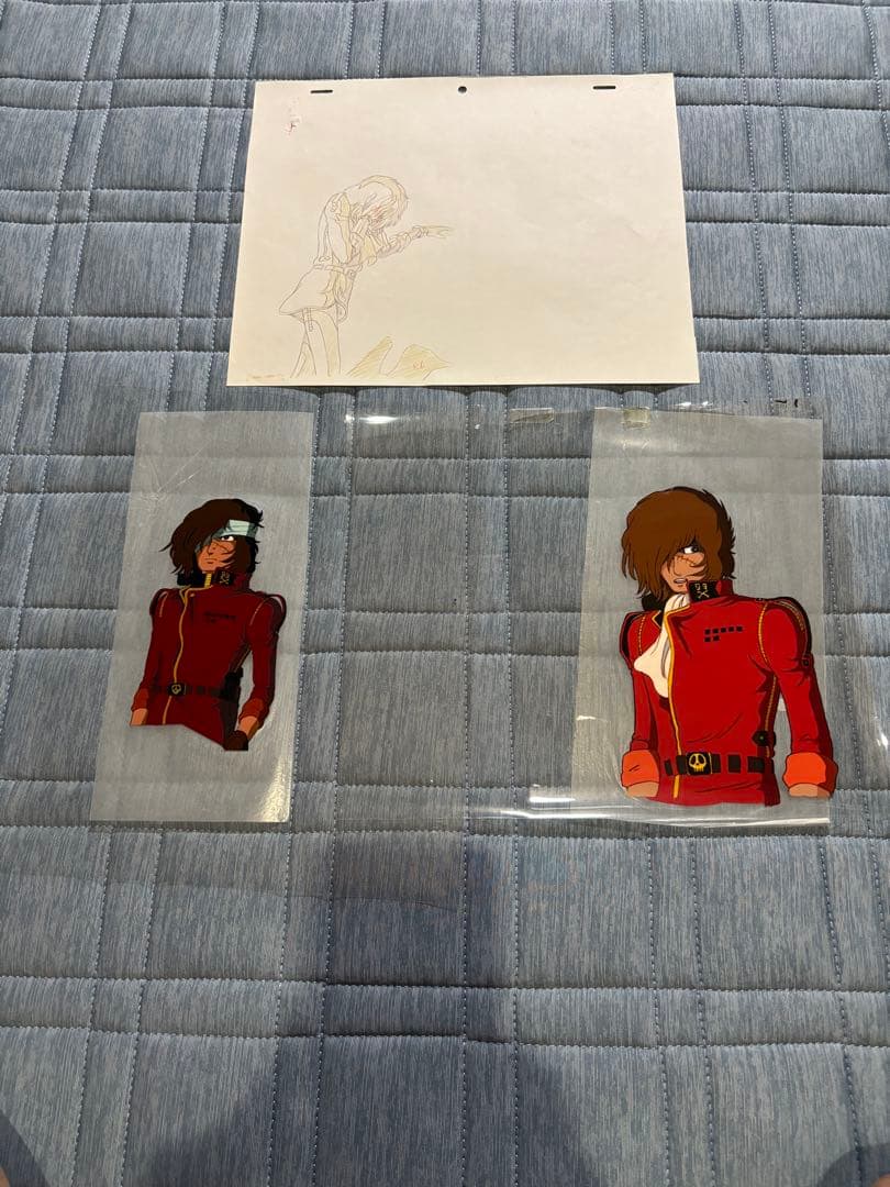 アニメ　キャプテンハーロック　セル画　原画　松本零士