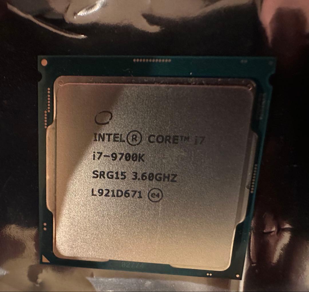 【ジャンク品】Intel Core i7-9700K CPU