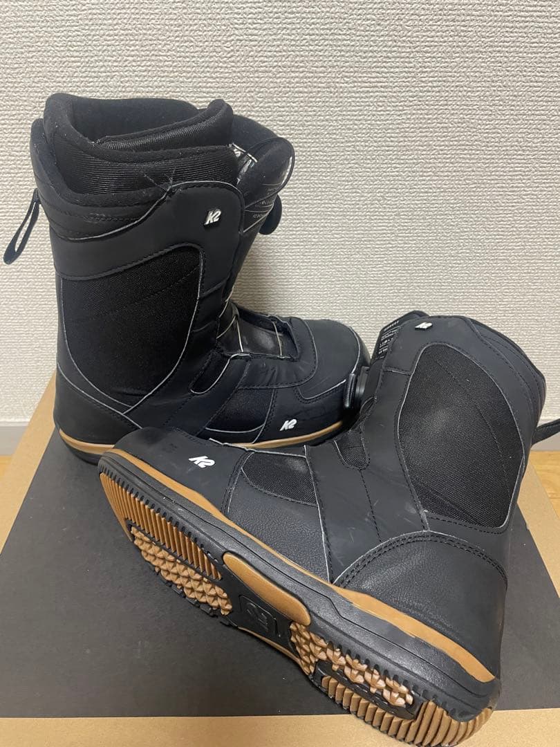 送料無料 K2 MARKET ブーツ ブラック　26cm (箱付)