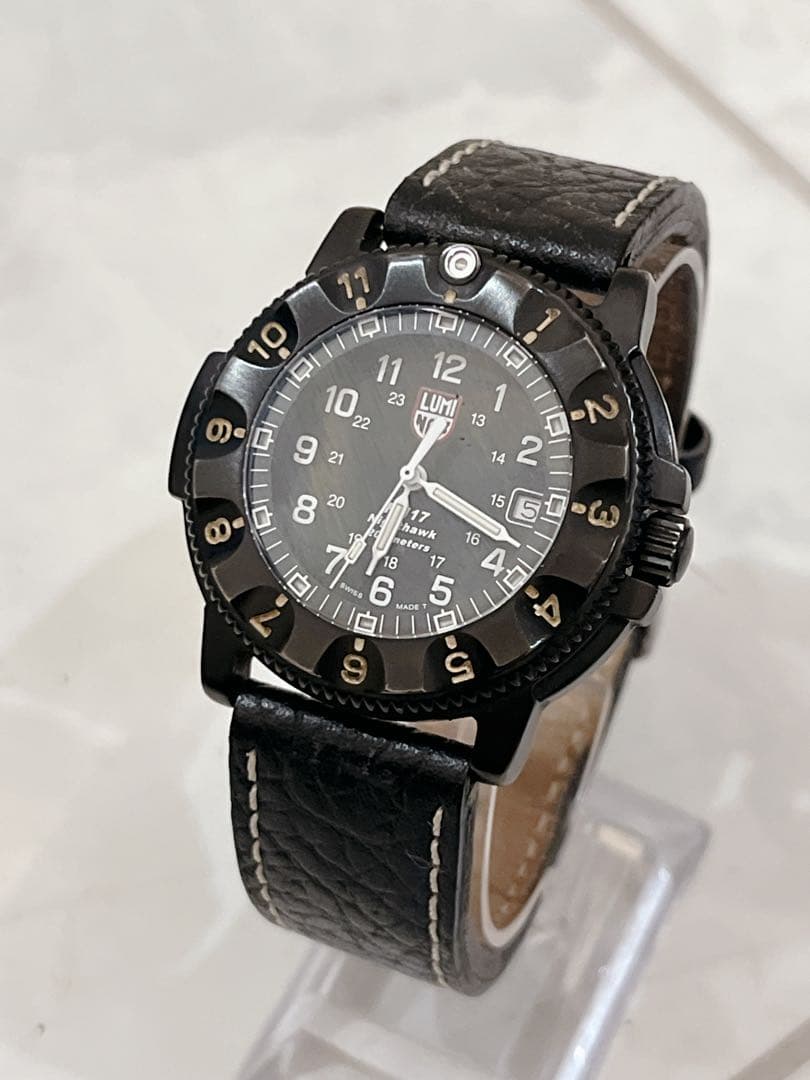 MINOX F-117ルミノックス ナイトホーク 3400 箱付き 稼働品!