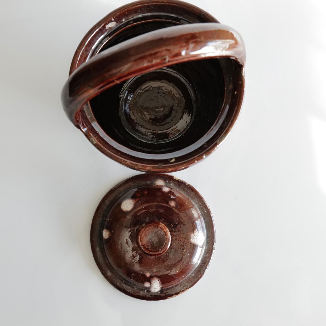 キュノワールに似た陶器 昔のおべんとう箱