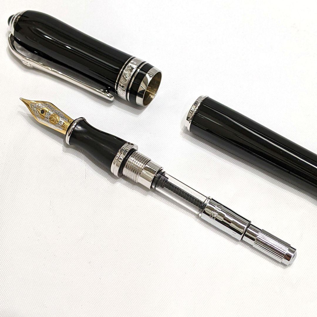 KING CROWN キングクラウン 万年筆 18K 750 ブラック