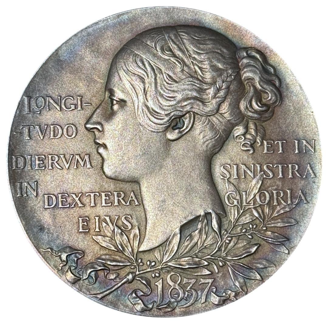 1897 イギリス ヴィクトリア ダイアモンド ジュビリー 大型 銀 メダル