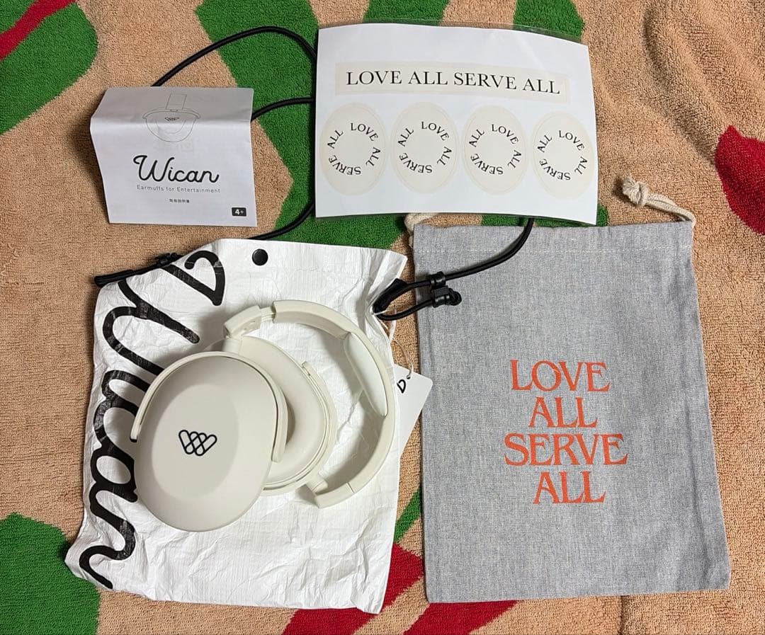 藤井風　イヤーマフ　ステッカーとポーチ付き