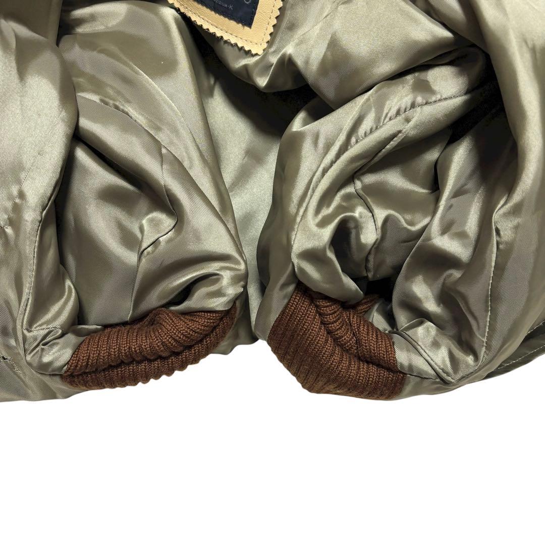 美品 L&KONDO ルコンド リアルレザー インディゴ 切替ライダース L