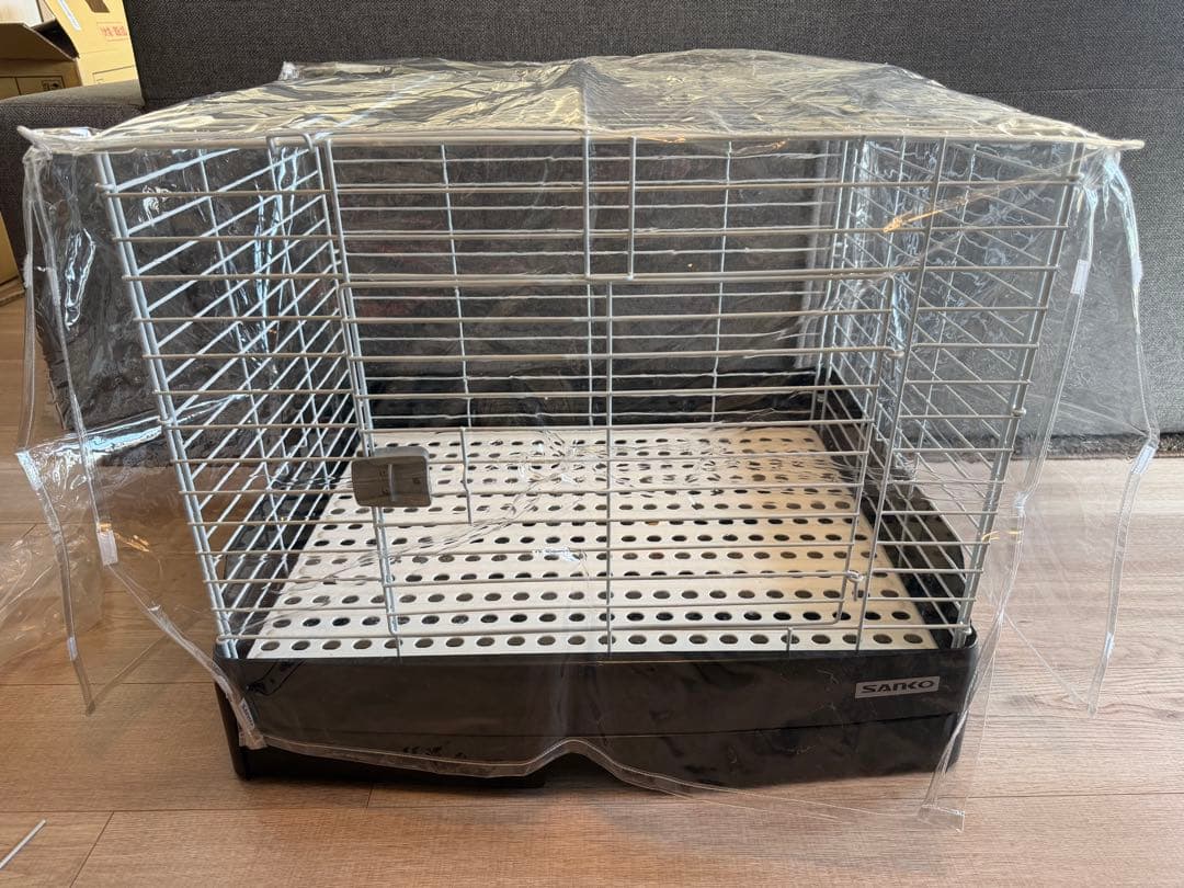 SANKO キャスター付きケージ イージーホームエボ60 BK カバー付き