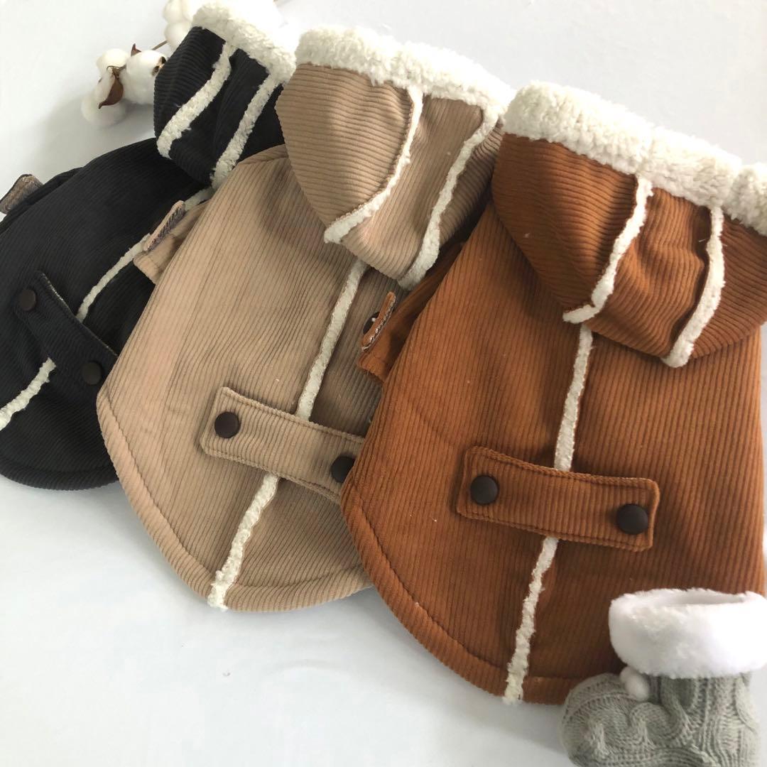 オーダーストップ　コーデュロイボアダッフル　オーダー小型犬