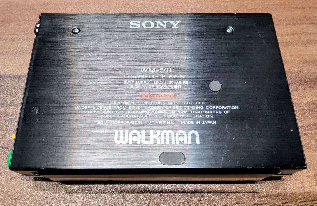 【極美品 超レア！】SONY ウォークマン WM-501 ブラック ジャンク
