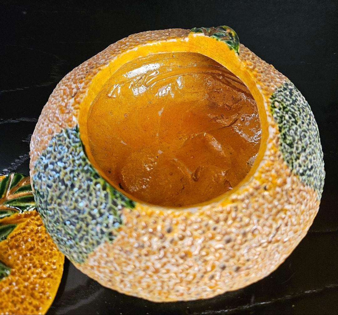 【千家十職】永楽善五郎　造　柚(ゆず)蓋物　香炉　共箱　共布　茶道具　茶器