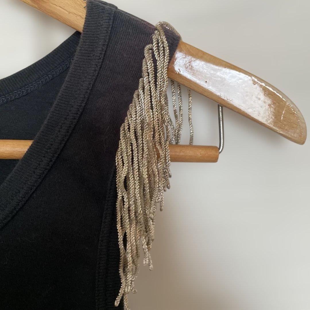 訳あり　Ann Demeulemeester ブラックタンクトップ