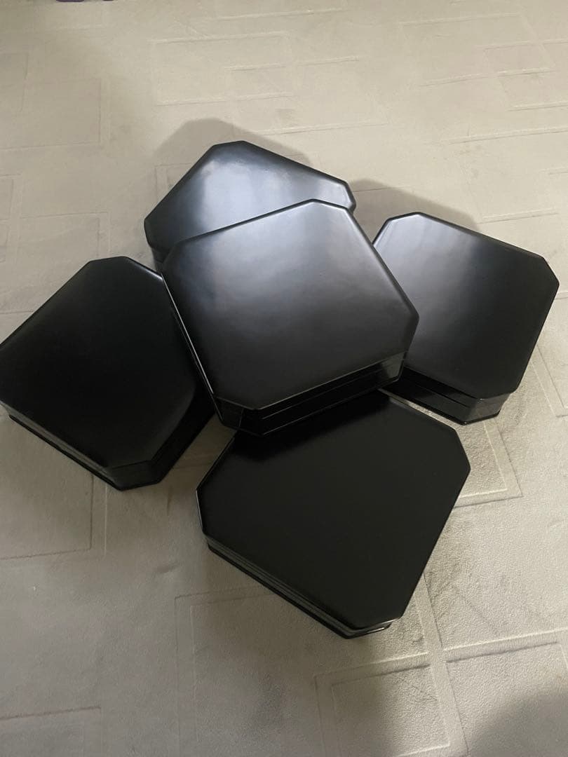 縁高 茶道具 木製 黒 新塗