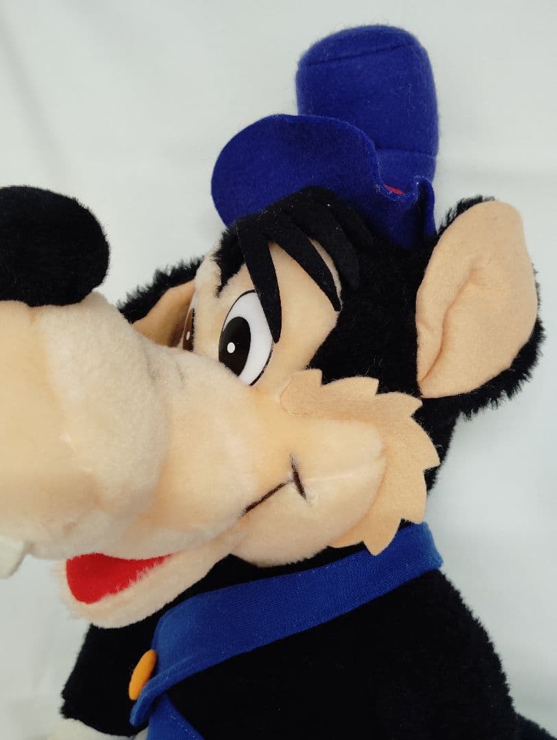 東京ディズニーランド　ビッグバッドウルフ　ぬいぐるみ　レトロ