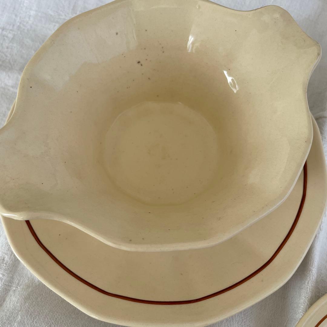 サルグミンヌ　花柄 ソーシェールandプレートセット