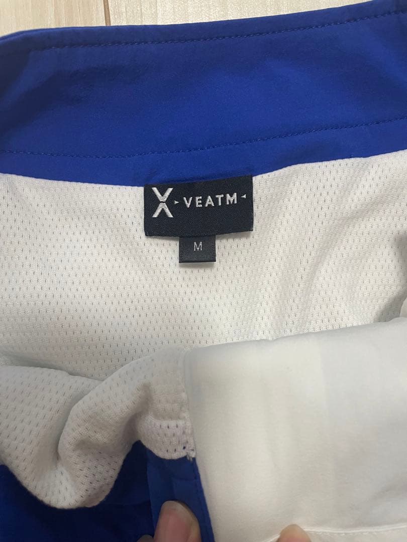 VEATM ビートム　サーフパンツMサイズ ホワイト/ブルー