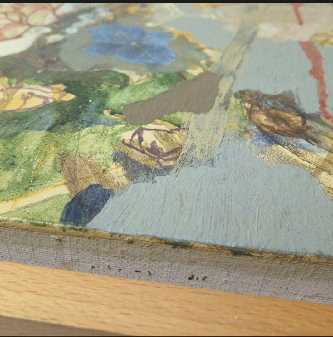 荻野夕奈　Garden-26 2011 油絵額装 現在ご活躍中の人気画家