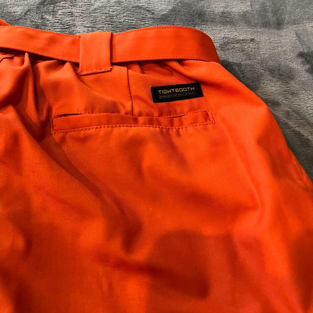 TIGHTBOOTH PRODUCTION パンツ M オレンジ