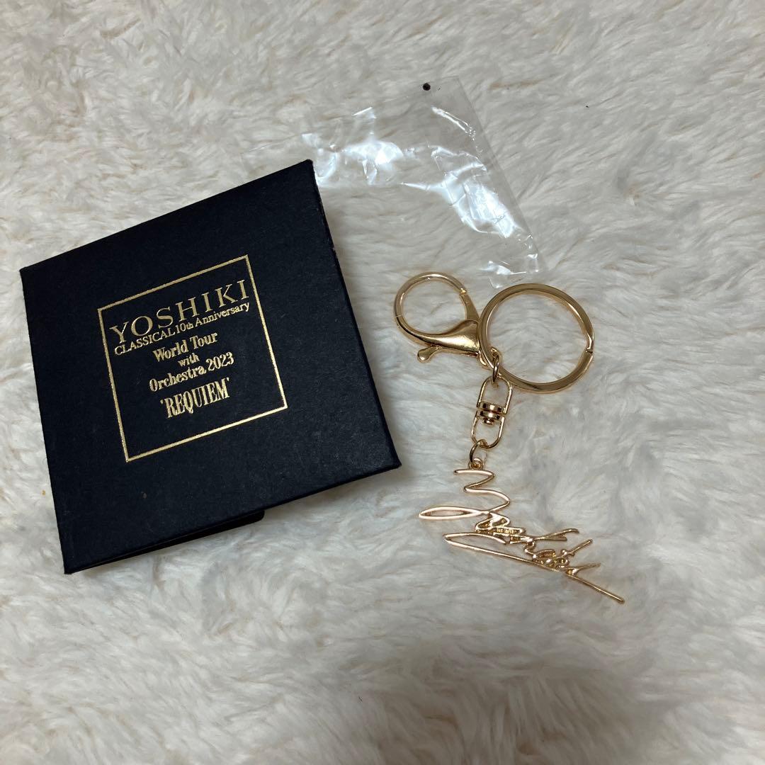 yoshikiゴールドキーホルダー
