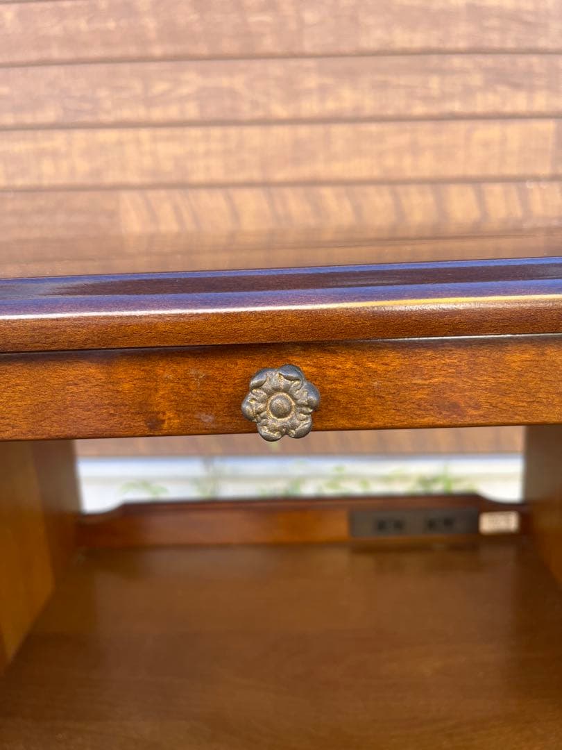 ✿Karimoku✿カリモク コロニアル 花台 収納棚 レトロモダン家具